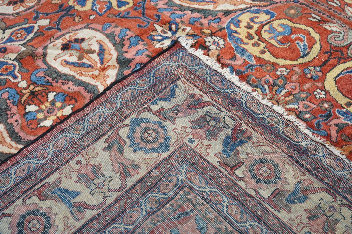 Fine Antique Sultanabad Mahal Rug 10'3'' x 16'10''