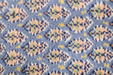 Fine Vintage Indo Tabriz Wool Rug 6'6" x 9'9"