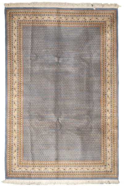 Fine Vintage Indo Tabriz Wool Rug 6'6
