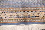 Fine Vintage Indo Tabriz Wool Rug 6'6" x 9'9"