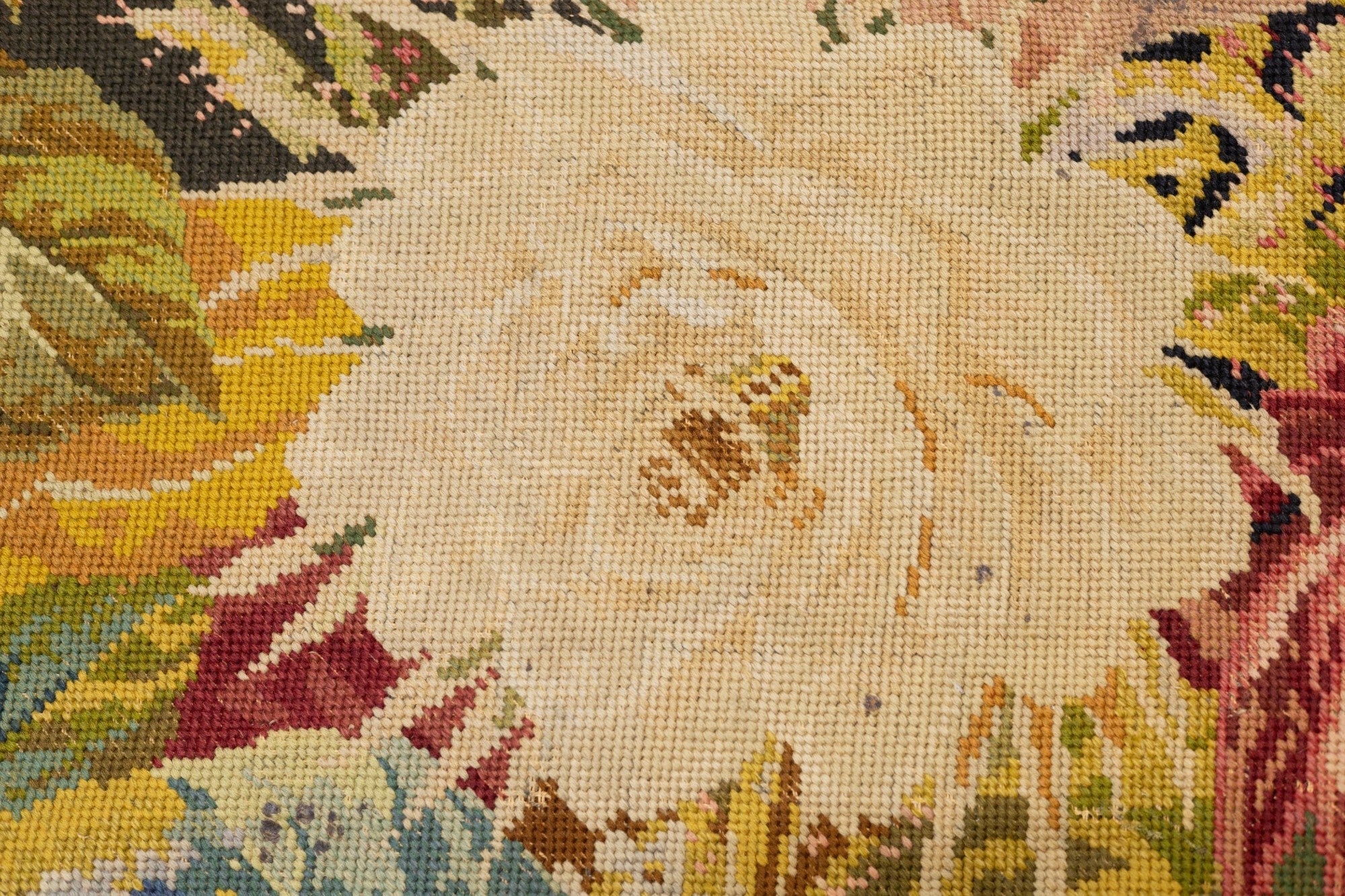 Vintage English Needle Point 5'0" x 7'5"