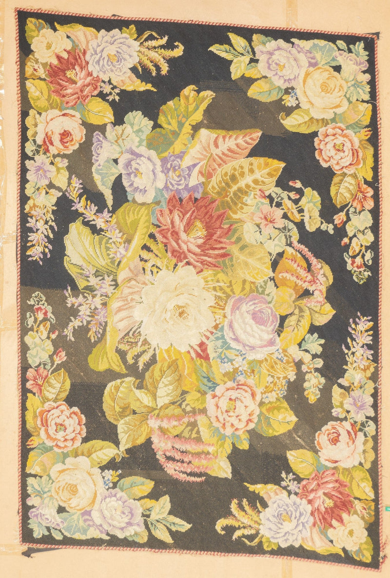 Vintage English Needle Point 5'0