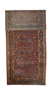 Fine Antique Tabriz Rug 7'6'' x 17'6''