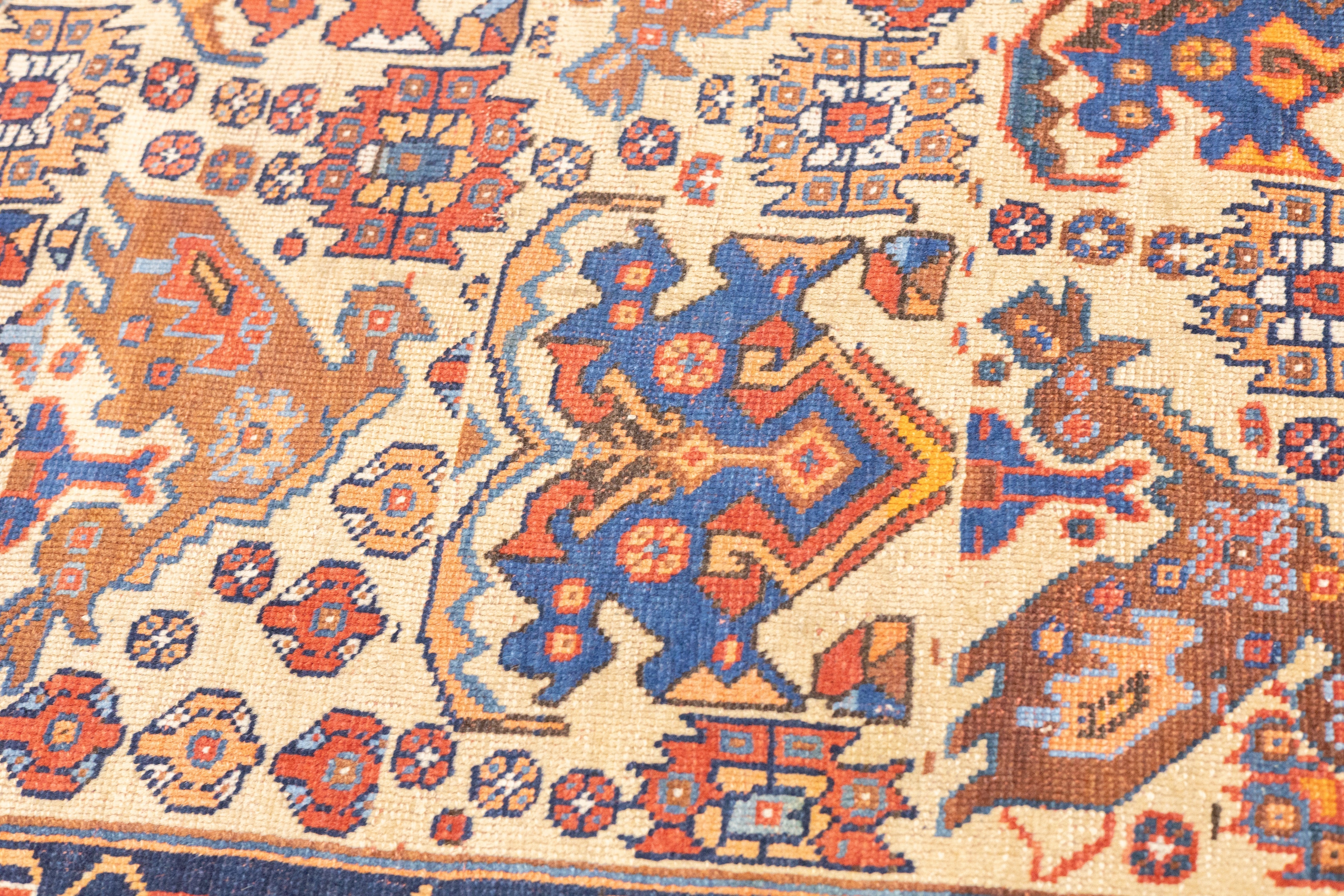Antique  Afshar Rug 4'4'' x 6'4''
