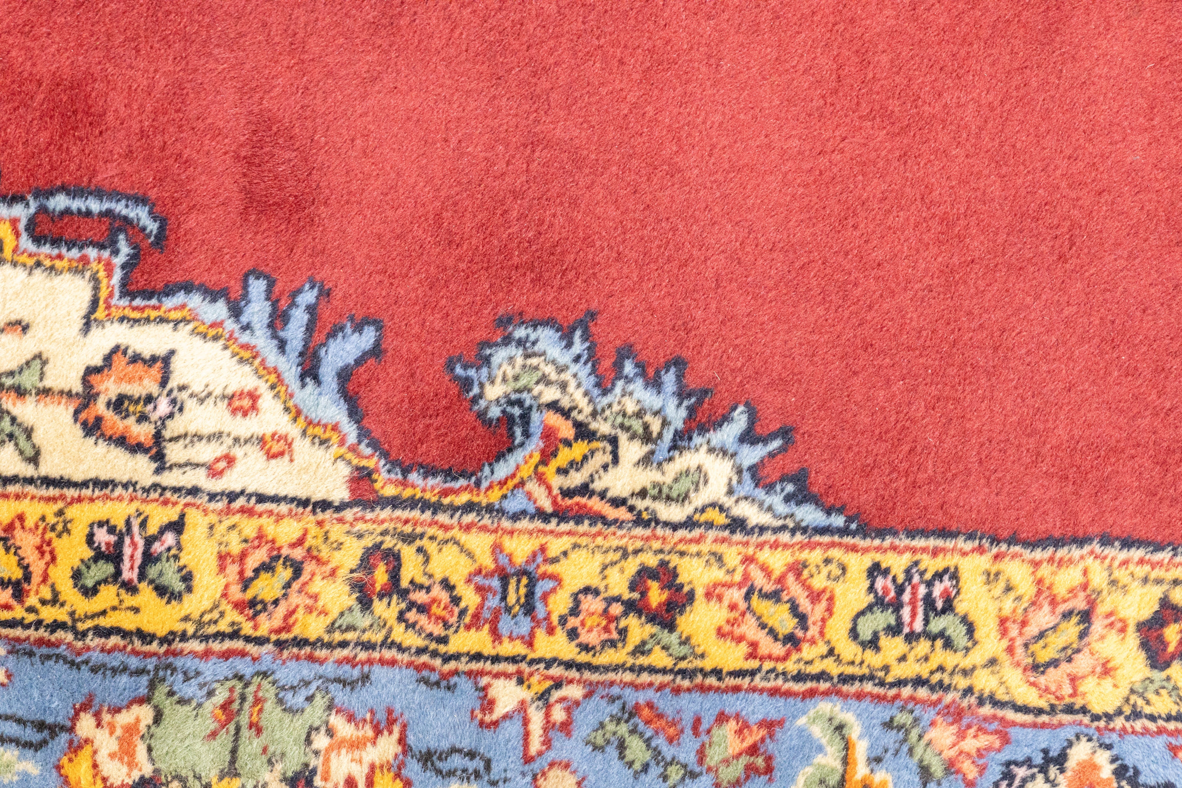 Vintage Turkish Wool Rug 7'8'' x 11'4''
