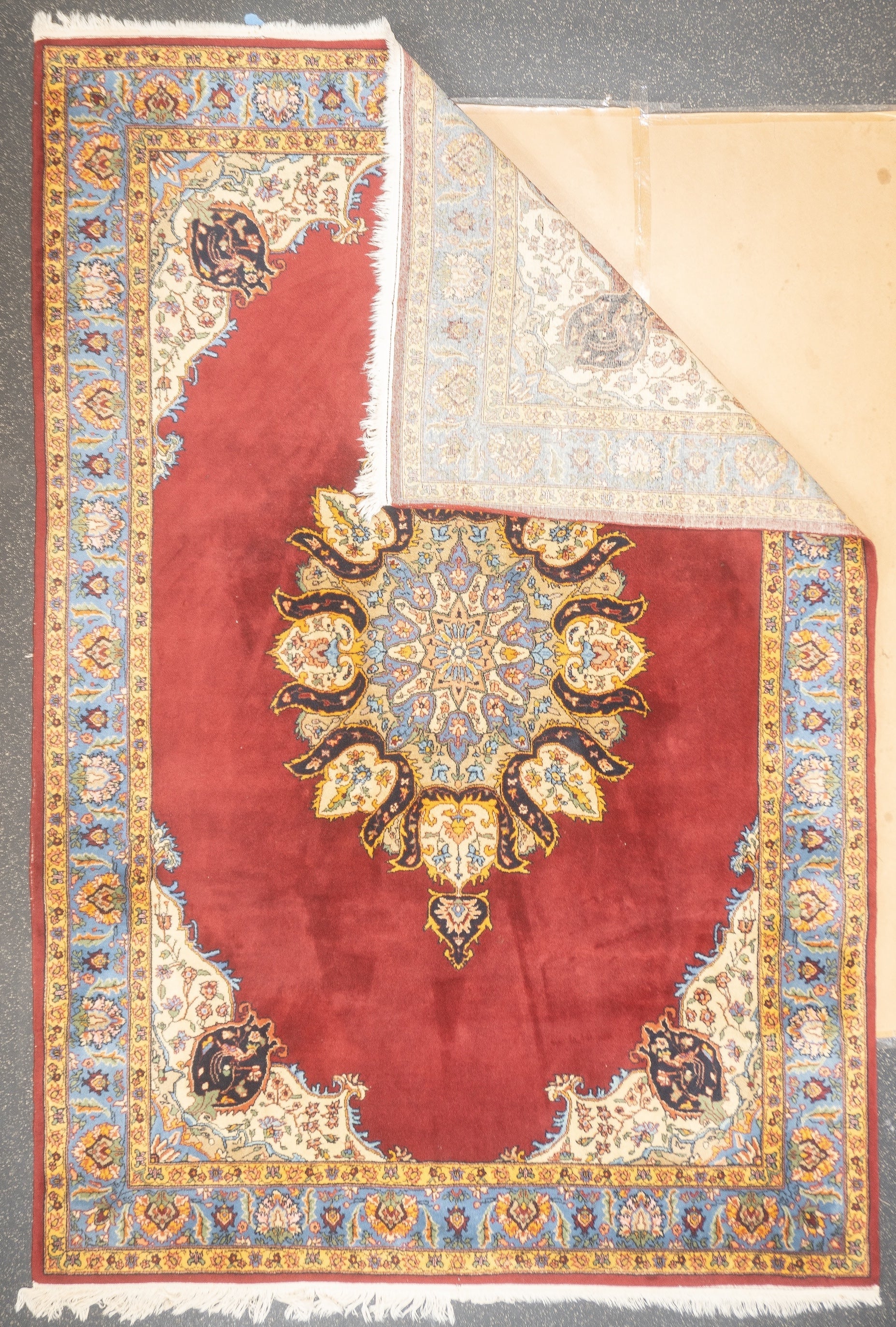Vintage Turkish Wool Rug 7'8'' x 11'4''