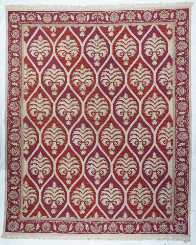 Sumak Flat Weave Wool Rug 8'0