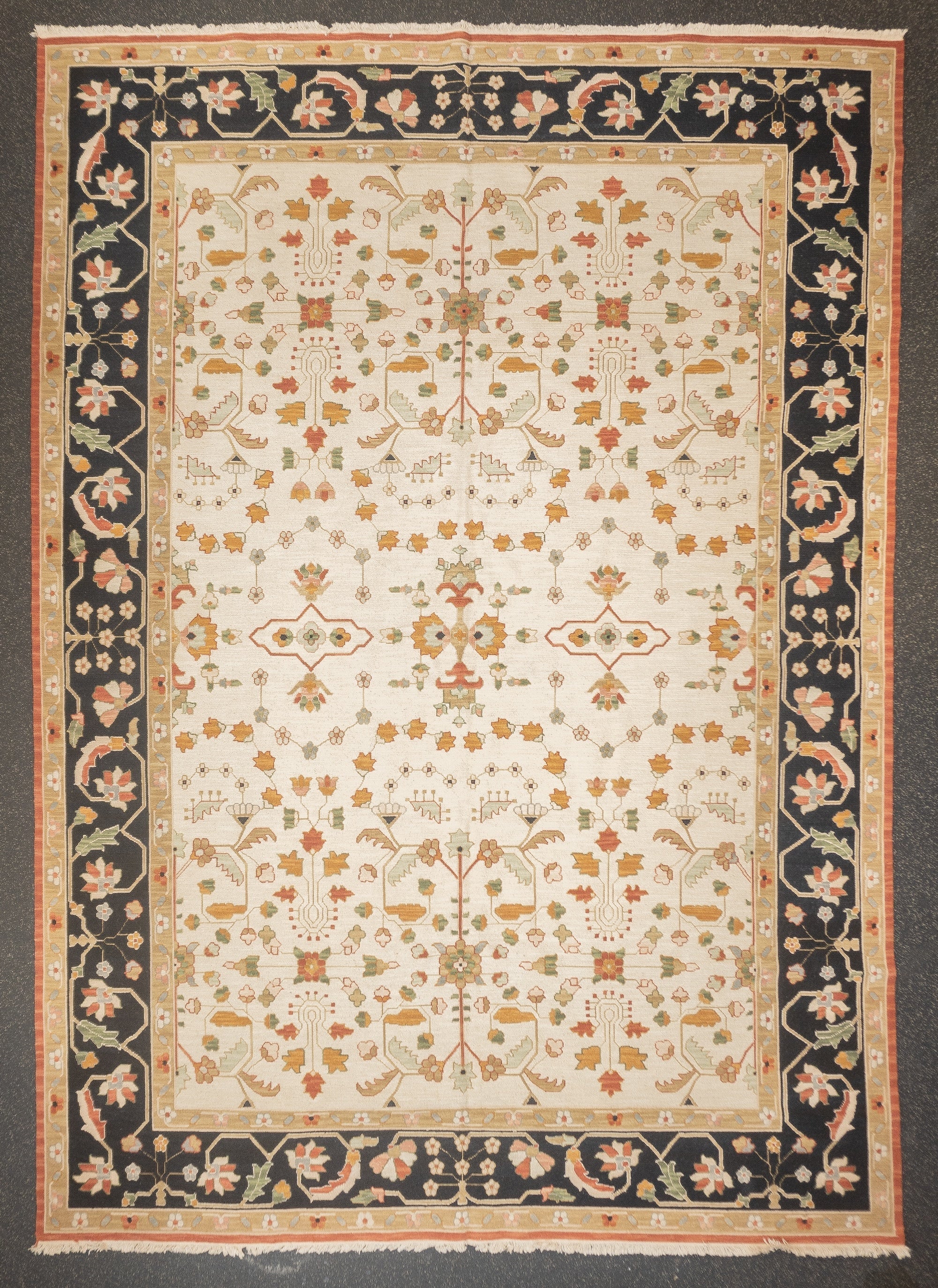 Sumak Flat Weave Wool Rug 10'0" x 14'0"