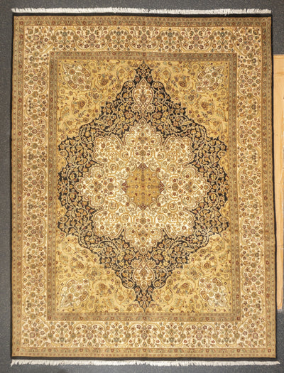 Fine Vintage Indo Tabriz Rug 8'9'' x 11'8''