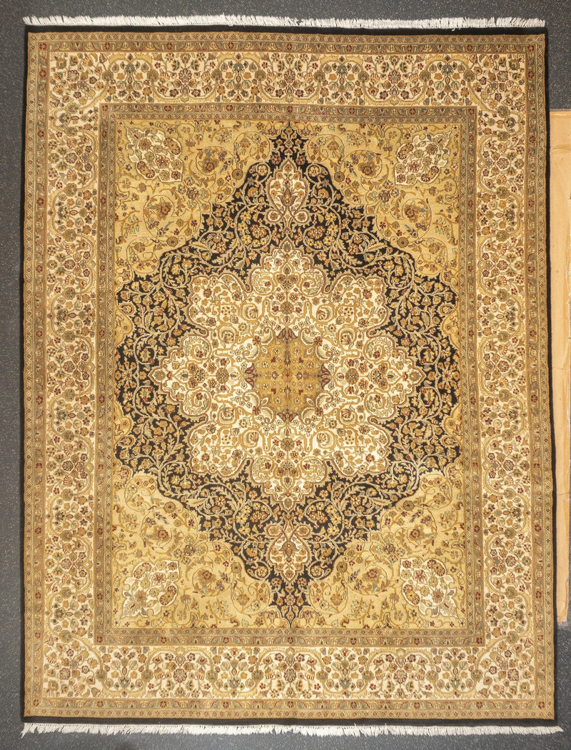 Fine Vintage Indo Tabriz Rug 8'9'' x 11'8''