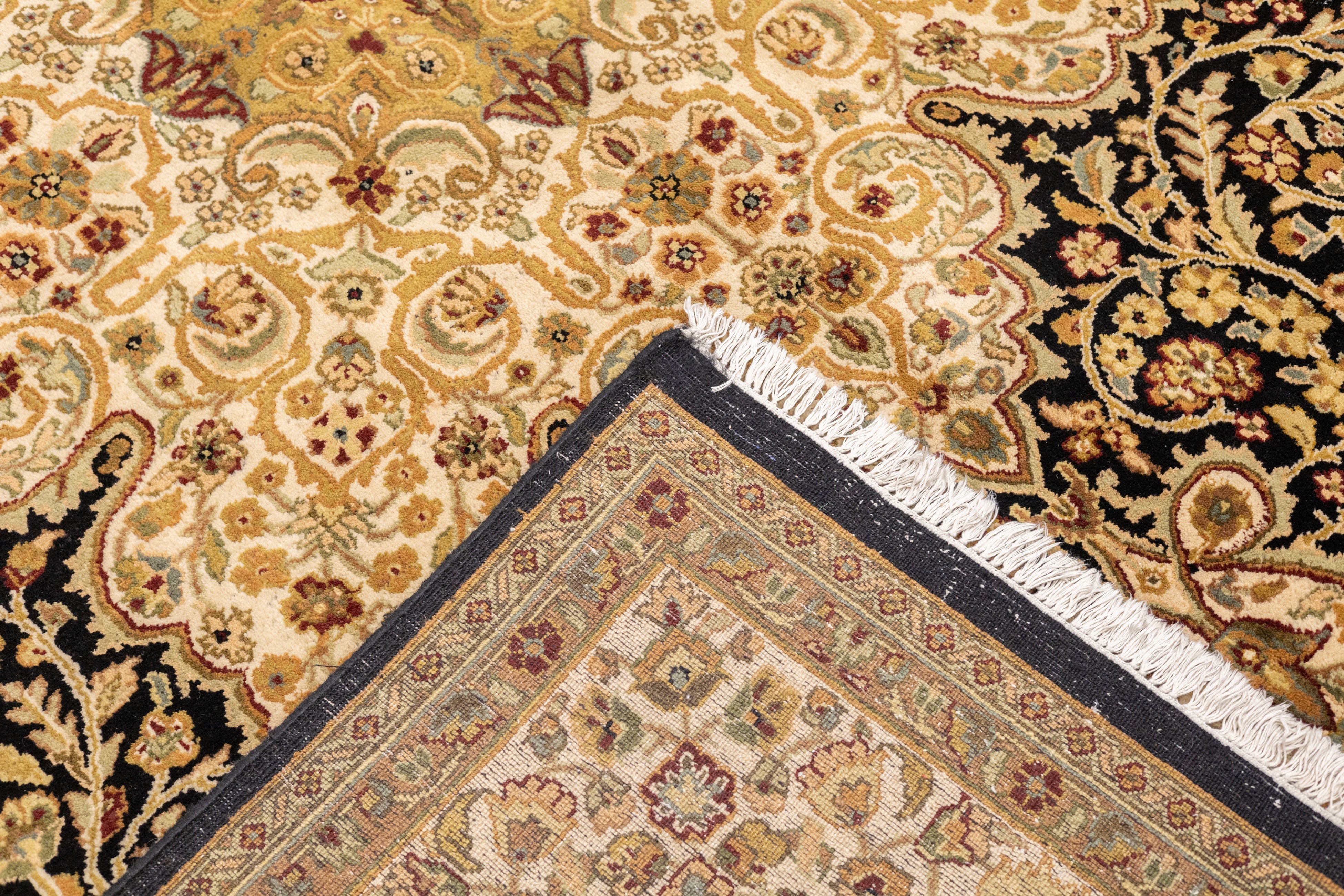 Fine Vintage Indo Tabriz Rug 8'9'' x 11'8''