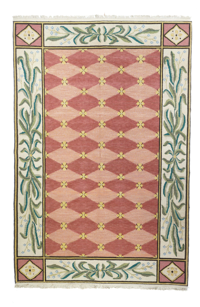 Sumak Flat Weave Wool Rug 6'0