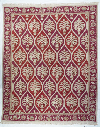 Sumak Flat Weave Wool Rug 8'0