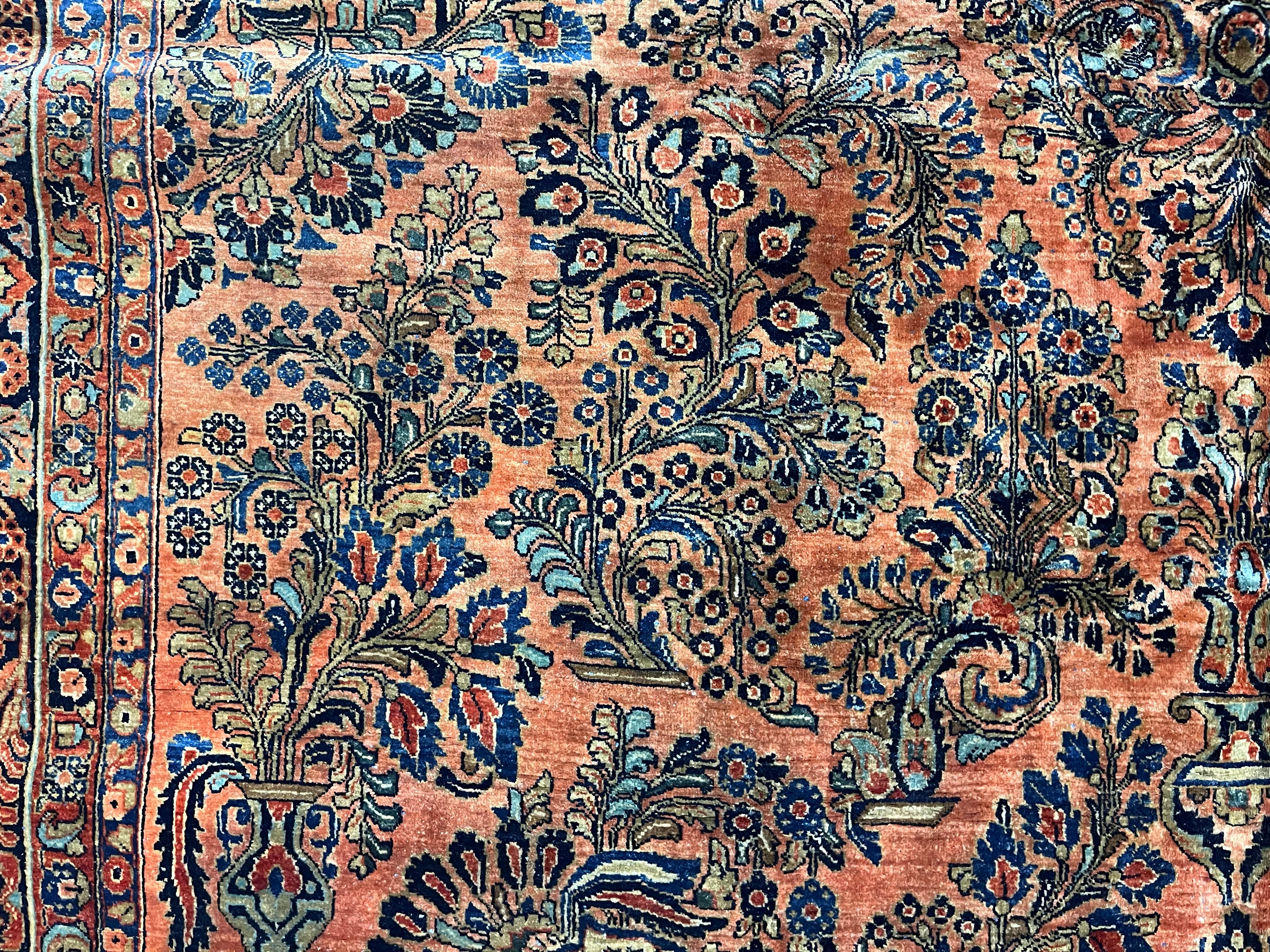 Antique Sarouk Rug 9' 3" x 23' 2''