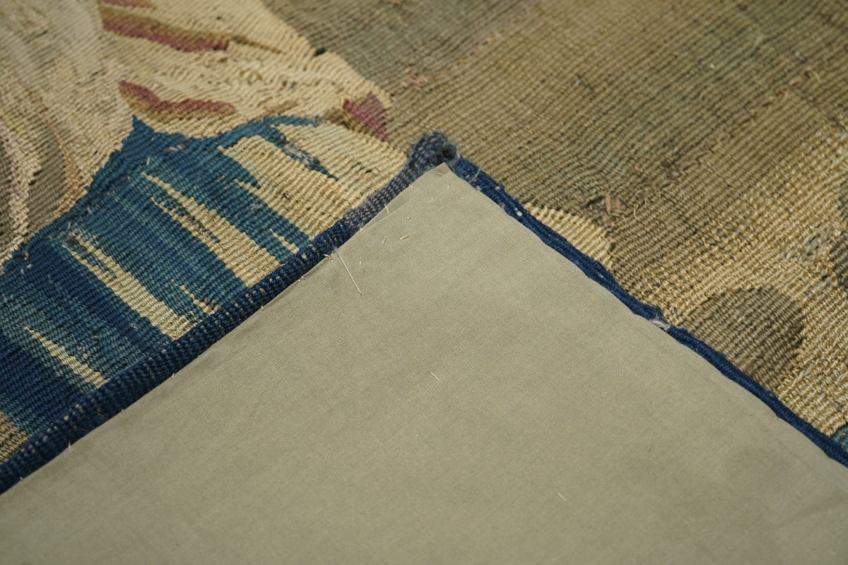 Antique Tapestry French Panel 3'8'' x 8'10''