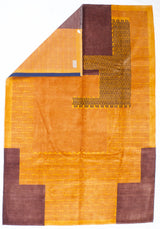 Fine Mid Century French Artistic Design Wool Rug 6' 8'' x 9' 9"