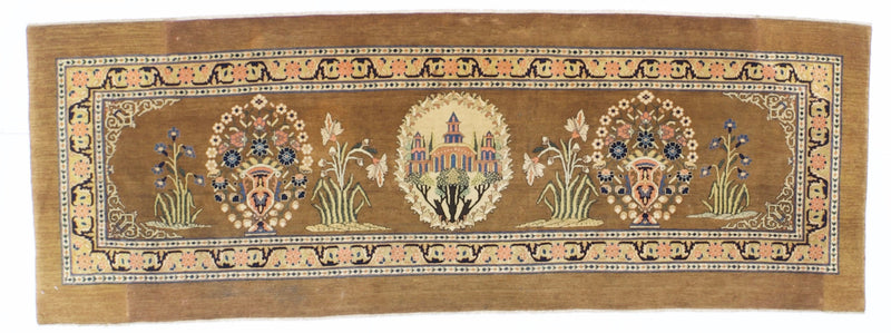 Antique Mohtasham Kashan Rug 2' 0