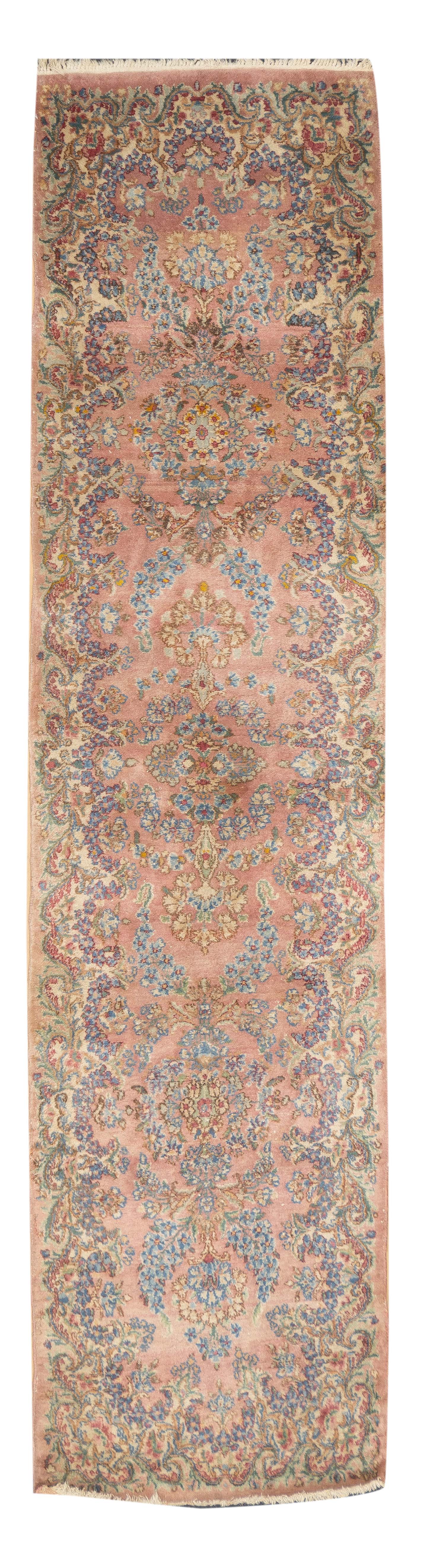 Vintage  Kerman Runner 2'5" x 9'3"