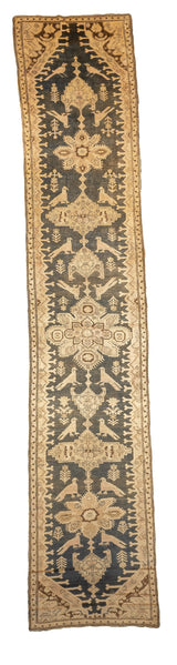 Antique Karabagh Runner 3'7'' x 18'3''