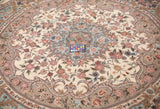 Indo Tabriz Rug 8'0" x 8'0"