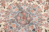 Indo Tabriz Rug 8'0" x 8'0"