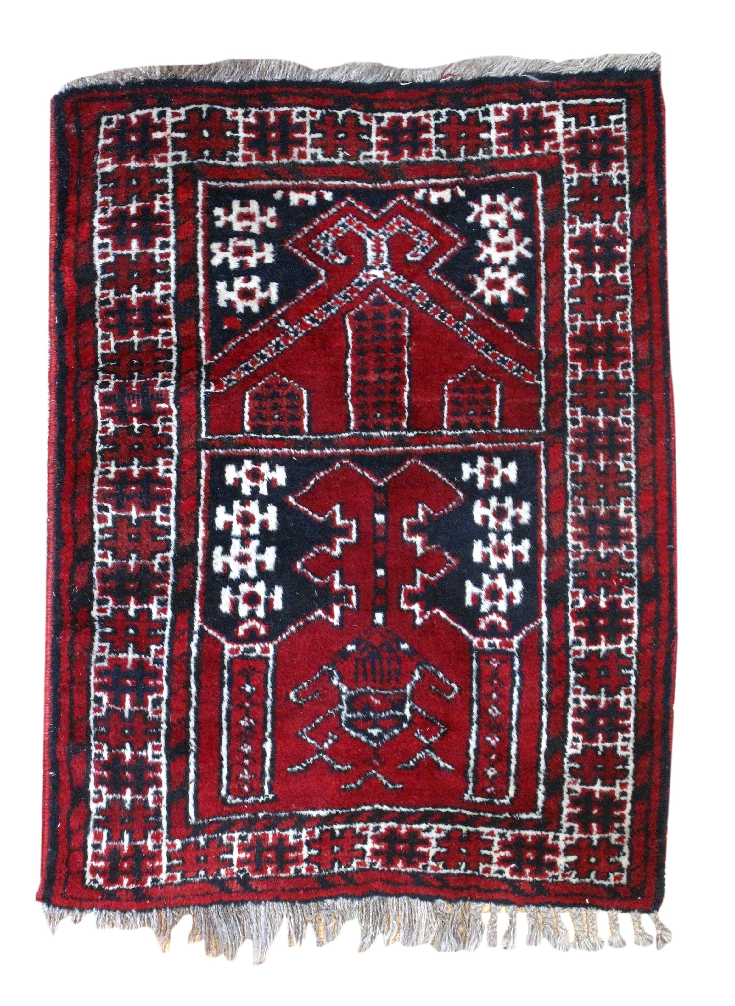 Vintage Shiraz Rug 2'3" x 2'11"