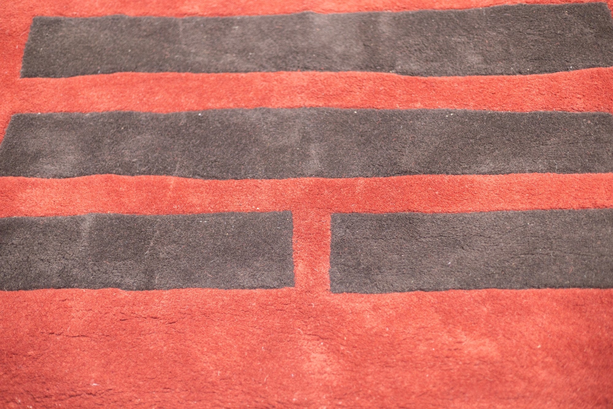 Vintage Hand Tuffted French Designer Rug 5'3" x 7'5"