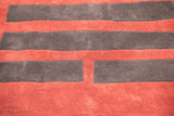 Vintage Hand Tuffted French Designer Rug 5'3" x 7'5"