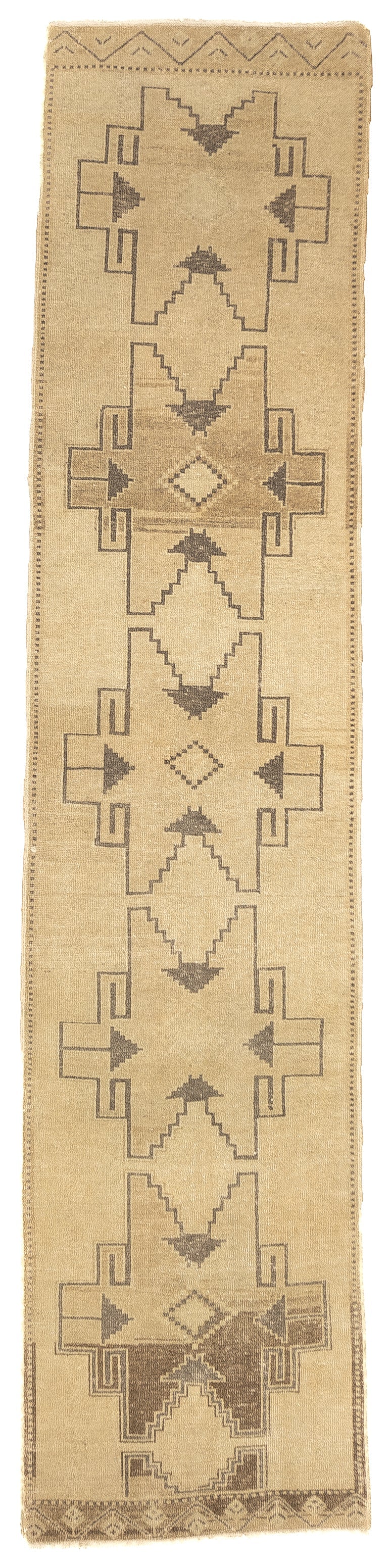 Fine Vintage Oushak Long Rug 2'10'' x 12'7''