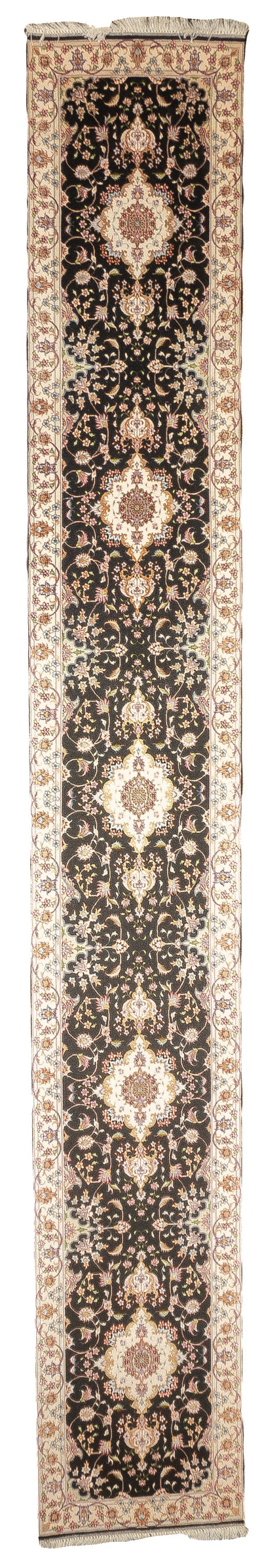 Extremely Fine  Tabriz Wool & Silk Long Rug 2'6'' x 17'1''