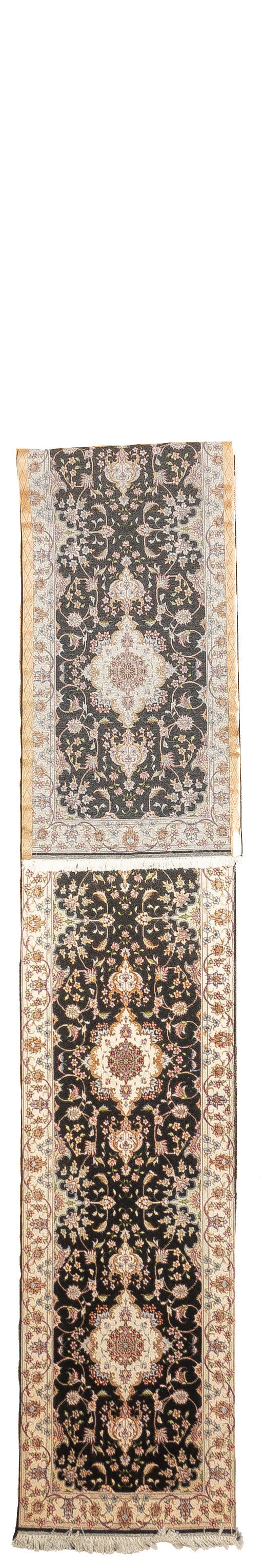 Extremely Fine  Tabriz Wool & Silk Long Rug 2'6'' x 17'1''