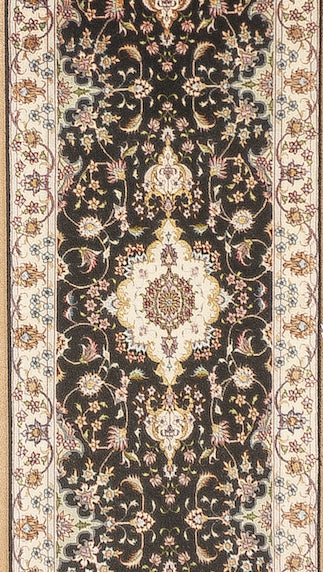 Extremely Fine  Tabriz Wool & Silk Long Rug 2'6'' x 17'1''