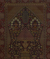 Antique  Dabir Kashan Rug 4'3" x 6' 8"