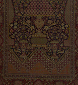 Antique  Dabir Kashan Rug 4'3" x 6' 8"