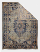 Antique Mohtasham Kashan Rug 7' 2'' x 9' 11''