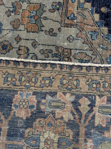 Antique Mohtasham Kashan Rug 7' 2'' x 9' 11''