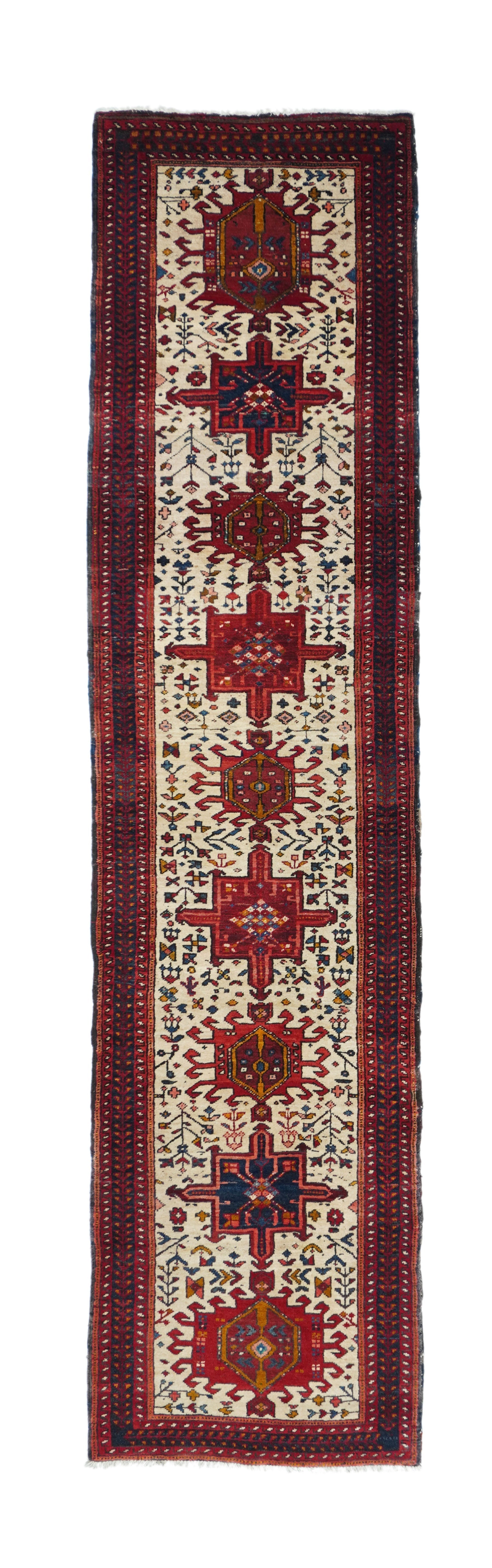 Vintage Karajeh Rug 2'4'' x 9'9''