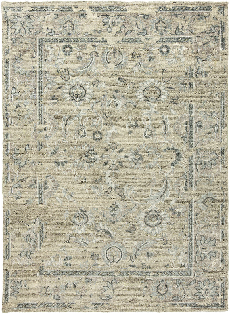 Antique Natural AN-321 Natural - Blue Rug