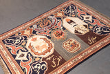 Currency Wool Rug 3' 2'' x 4' 5''