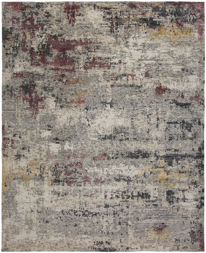 Fantasy FA-631 Grey - Purple Rug