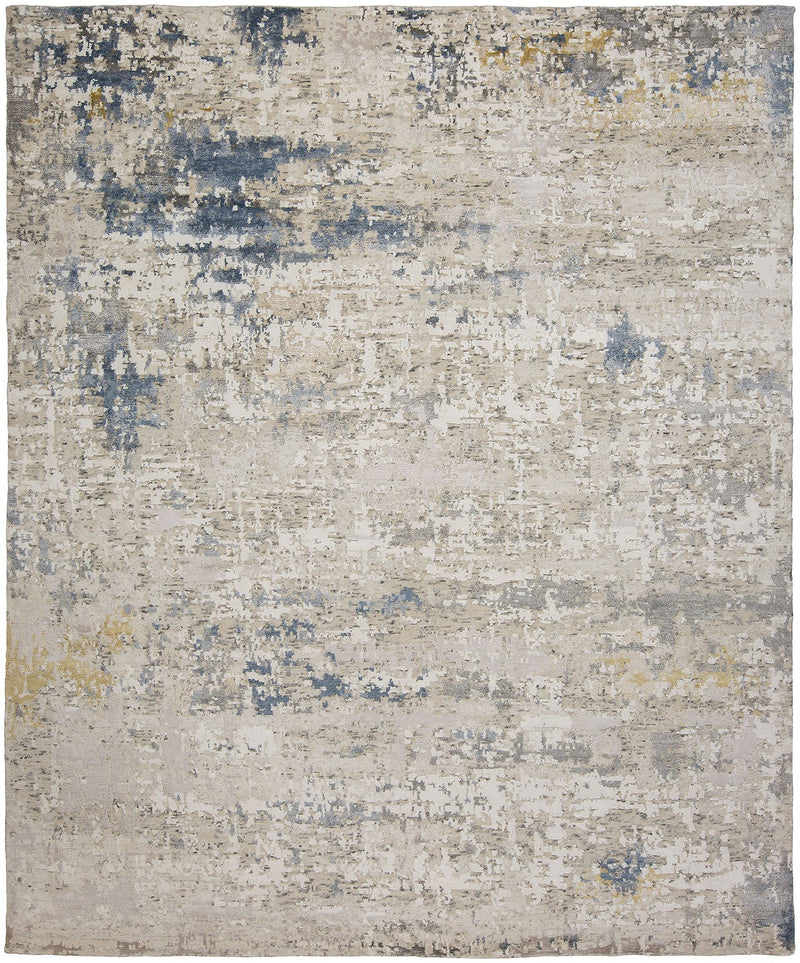 Fantasy FA-632 Grey - Light Blue Rug