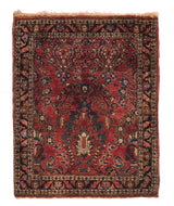 Antique Sarouk Rug 1'11'' x 2'5''