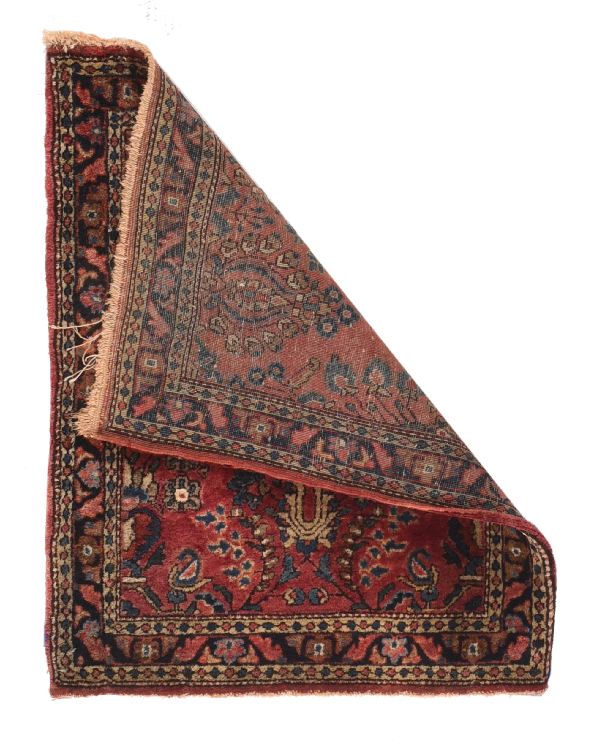 Antique Sarouk Rug 1'11'' x 2'5''