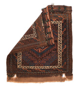 Antique Baluch Back Face 2'2' 'x 2'7''