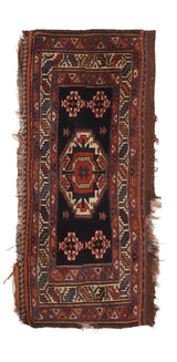 Antique Shashsavan Rug 1'6'' x 3'3''