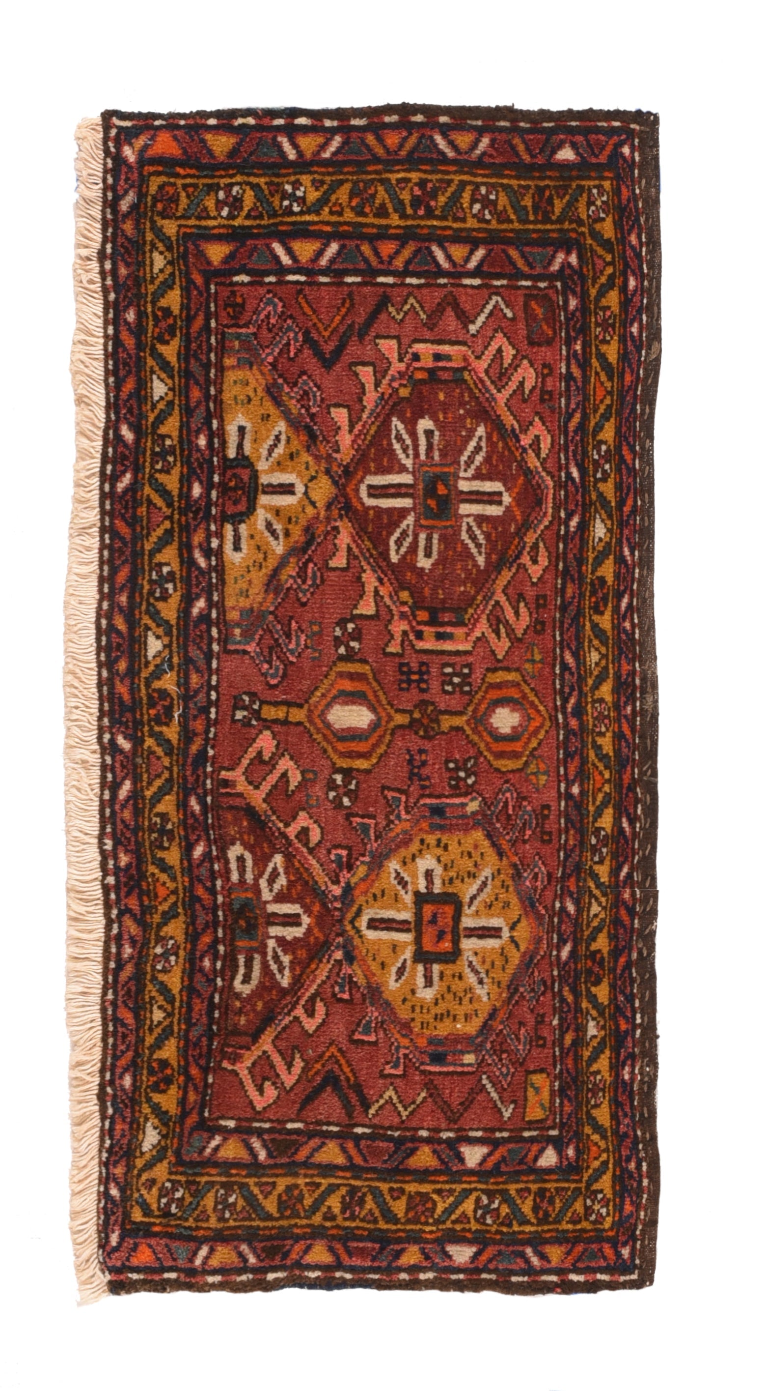 Vintage Afghan Rug 1'6'' x 3'7''