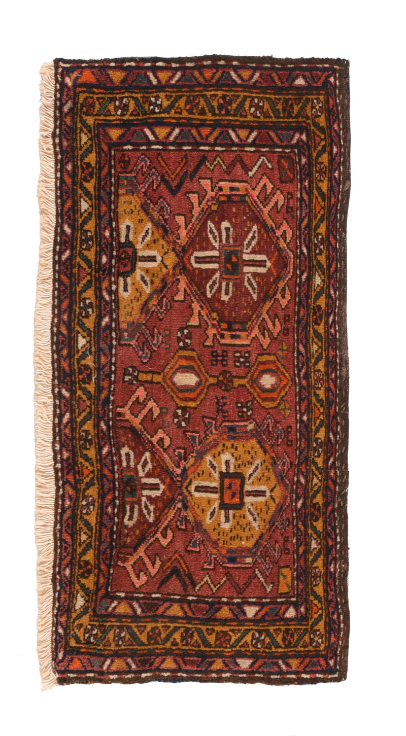 Vintage Afghan Rug 1'6'' x 3'7''