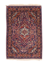 Vintage Sarouk Rug 2'3'' x 3'2''