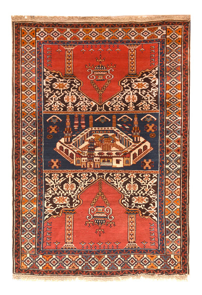 Antique Caucasian Shirvan Rug 3'11'' x 5'5''