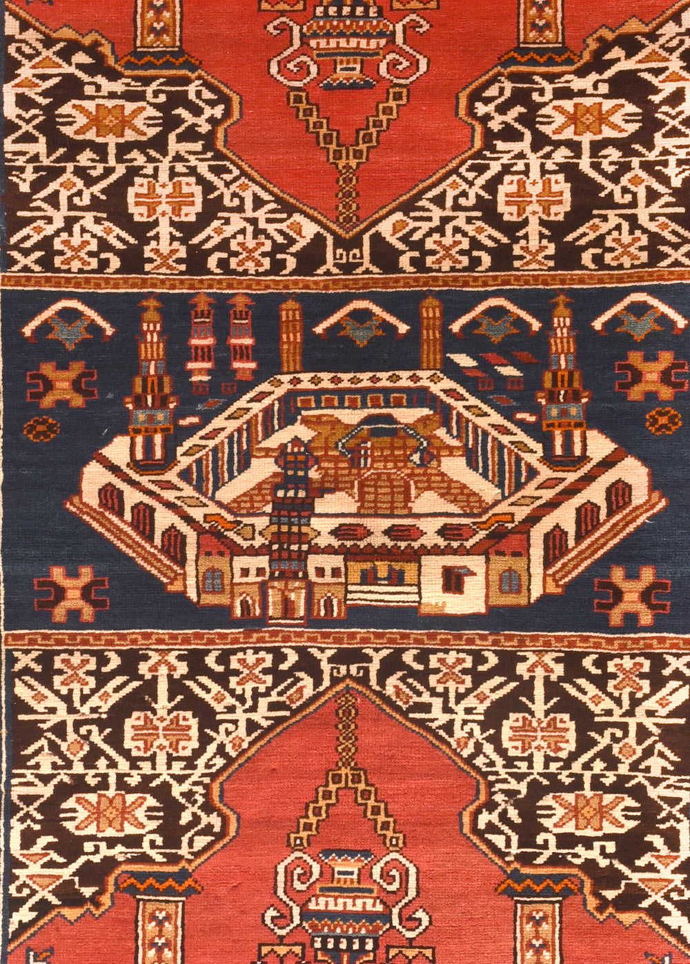 Antique Caucasian Shirvan Rug 3'11'' x 5'5''